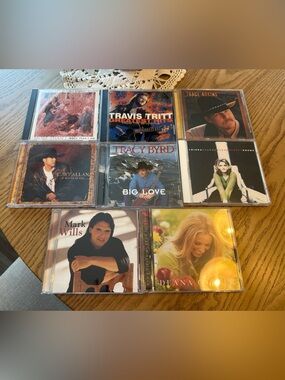 90s Country CD Lot - Mixed Artist Collection 8 cds